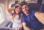 Couple on a plane